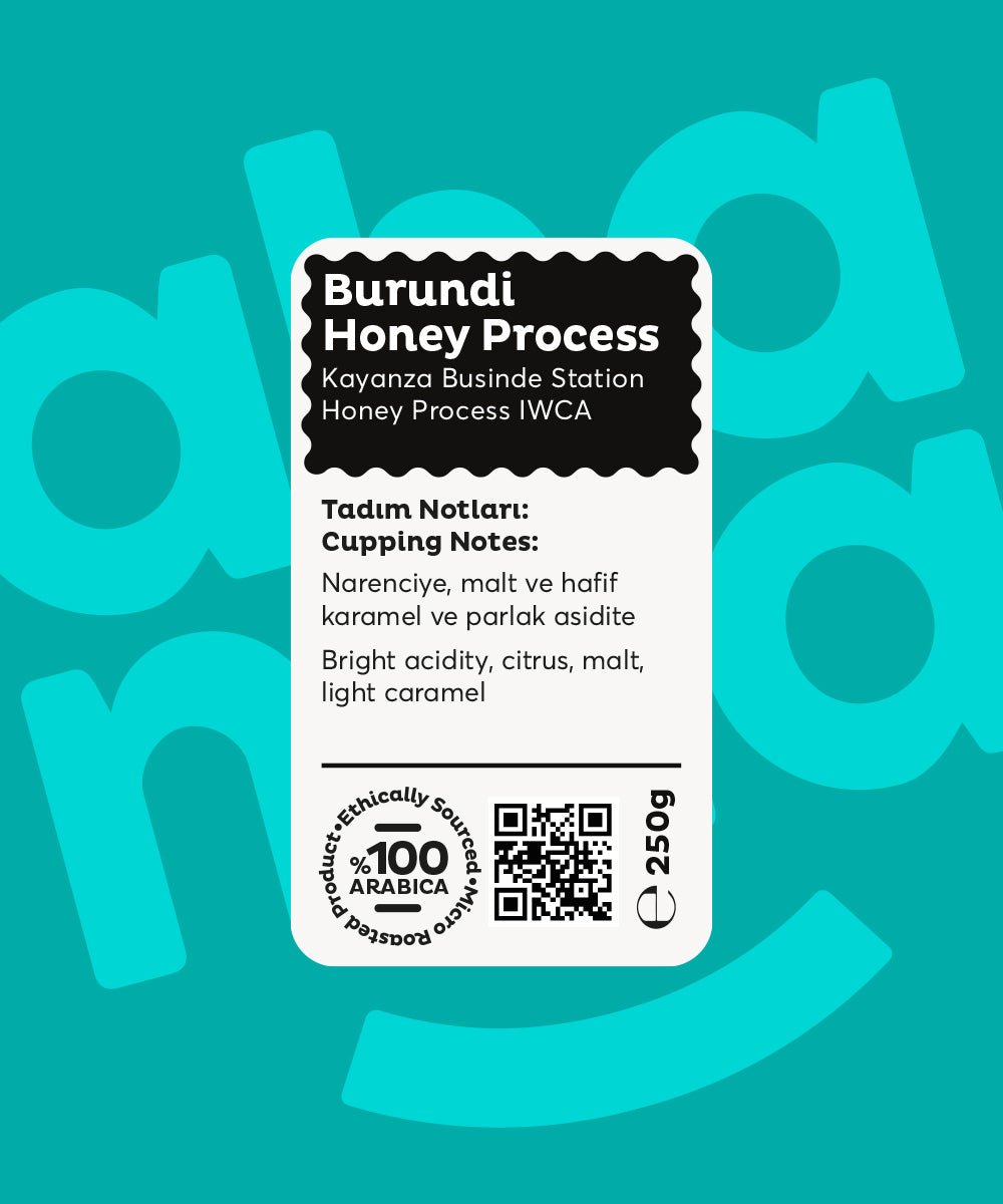 Burundi Kayanza Honey Process - Nitelikli Kahve 250g - Ahanda Kahve