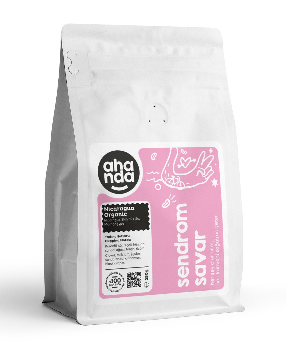 Nicaragua Organic SHG Scr 19 Up - Nitelikli Kahve 250g - Ahanda Kahve