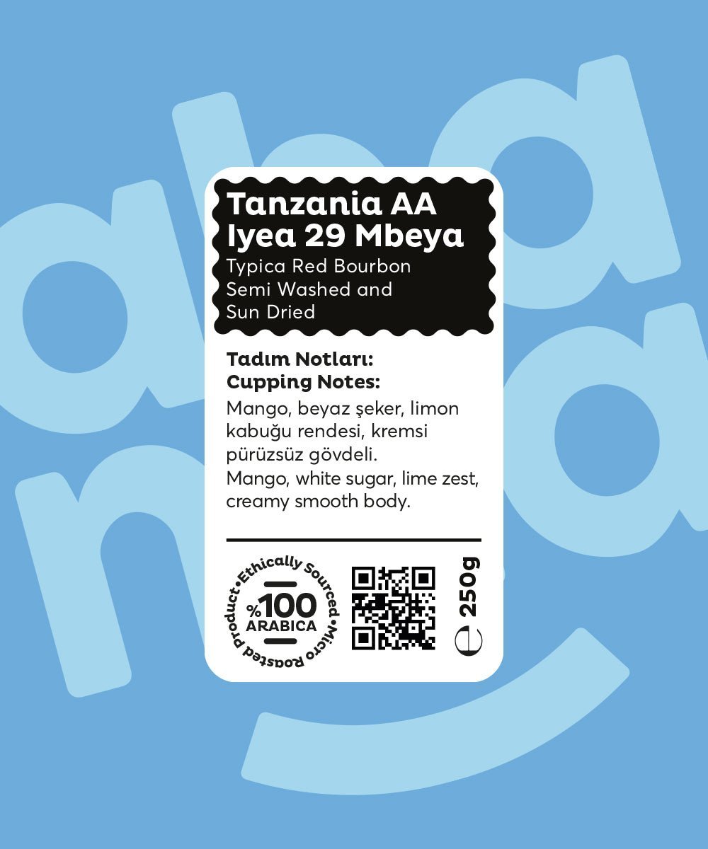 Tanzania AA Iyea 29 Mbeya - Nitelikli Kahve 250g - Ahanda Kahve