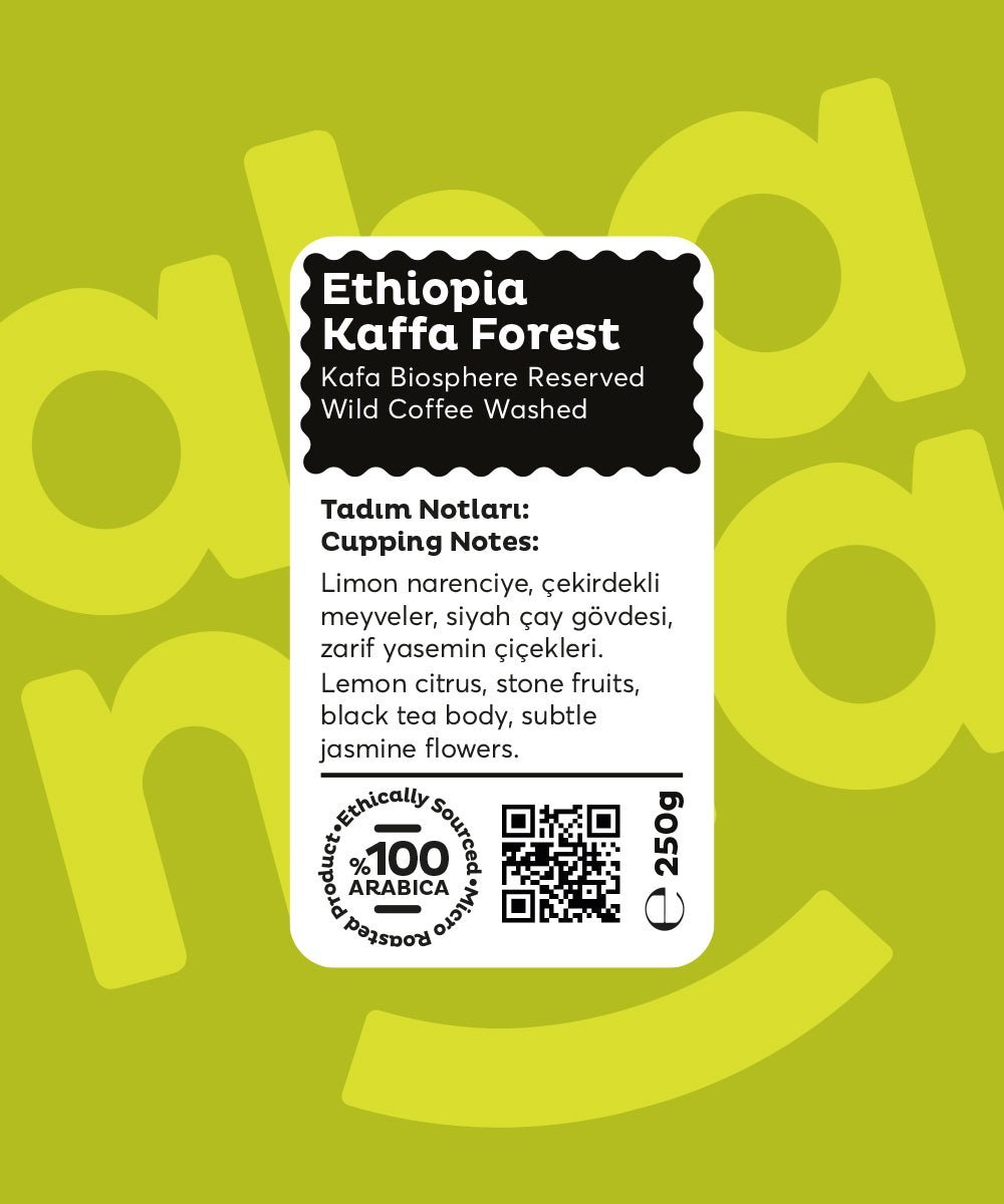 Ethiopia Kaffa Forest Natural - Nitelikli Kahve 250g - Ahanda Kahve