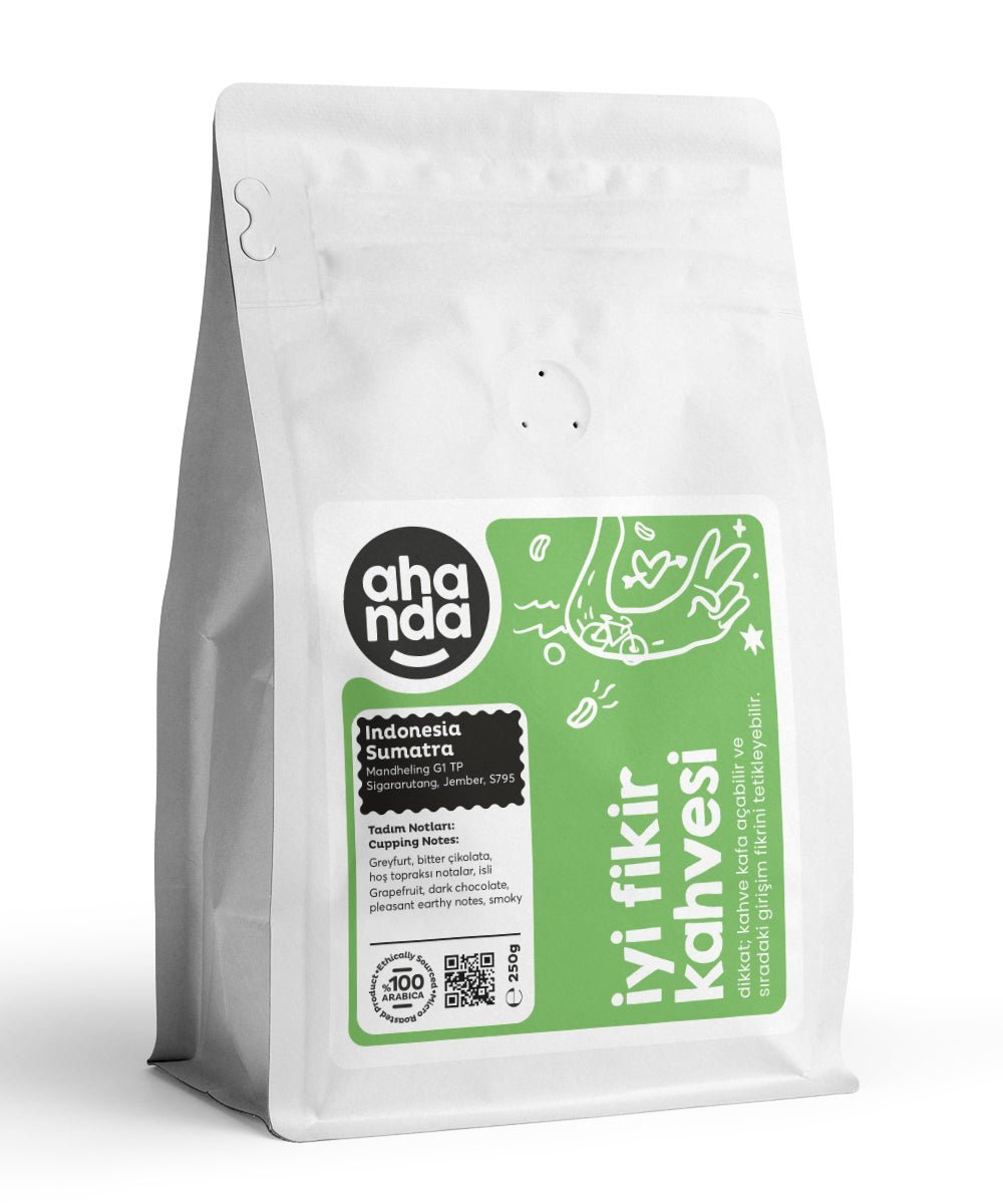 Indonesia Sumatra Mandheling G1 TP - Nitelikli Kahve 250g - Ahanda Kahve
