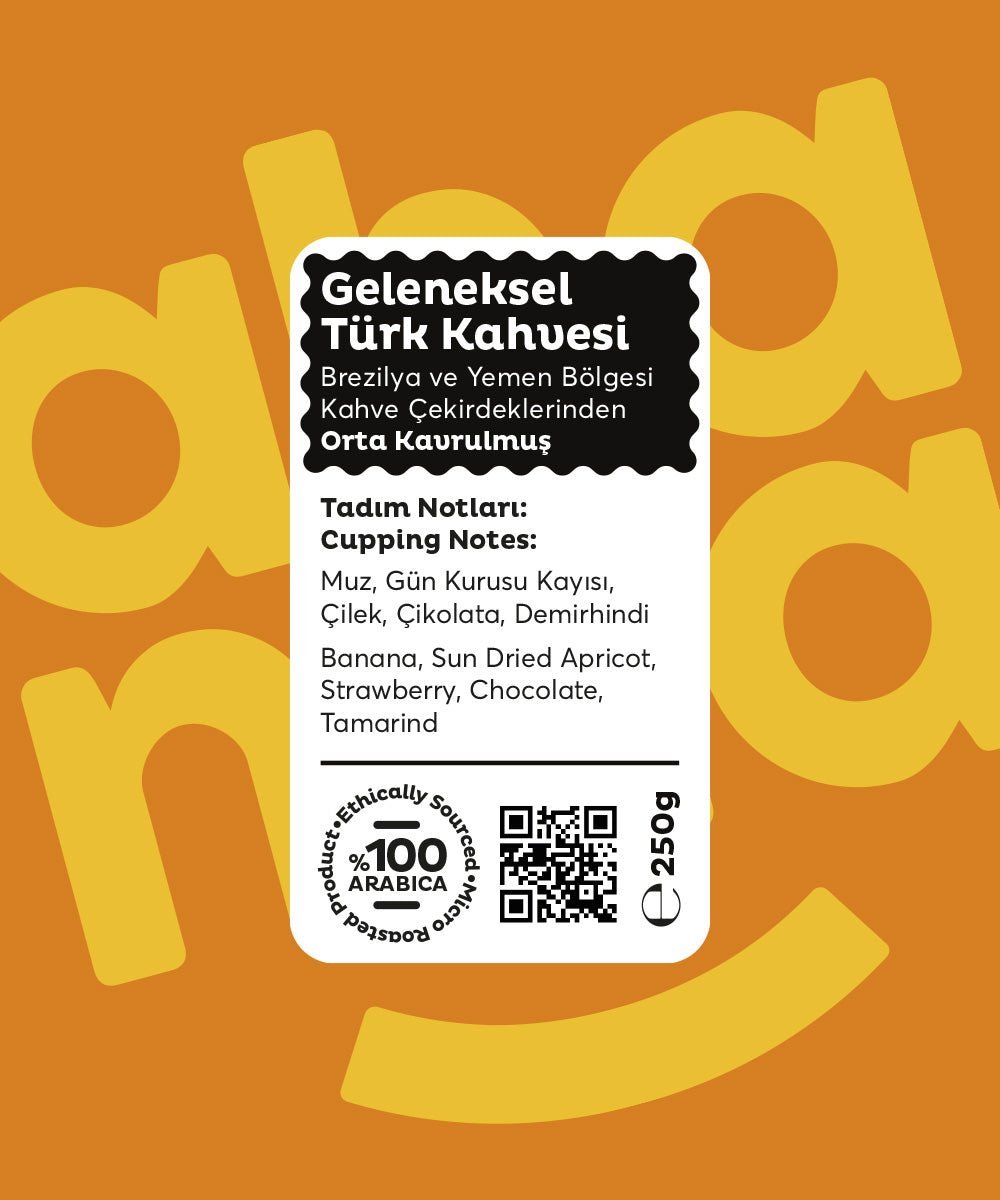 Nitelikli Türk Kahvesi - Geleneksel Kavrum 250g - Ahanda Kahve