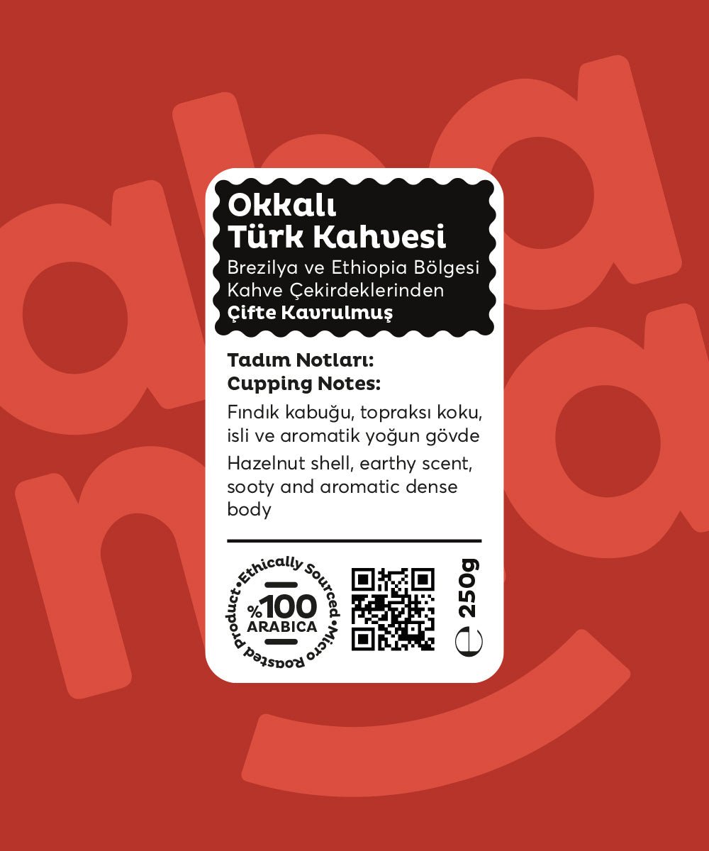 Okkalı Türk Kahvesi - Koyu Kavrum 250g - Ahanda Kahve
