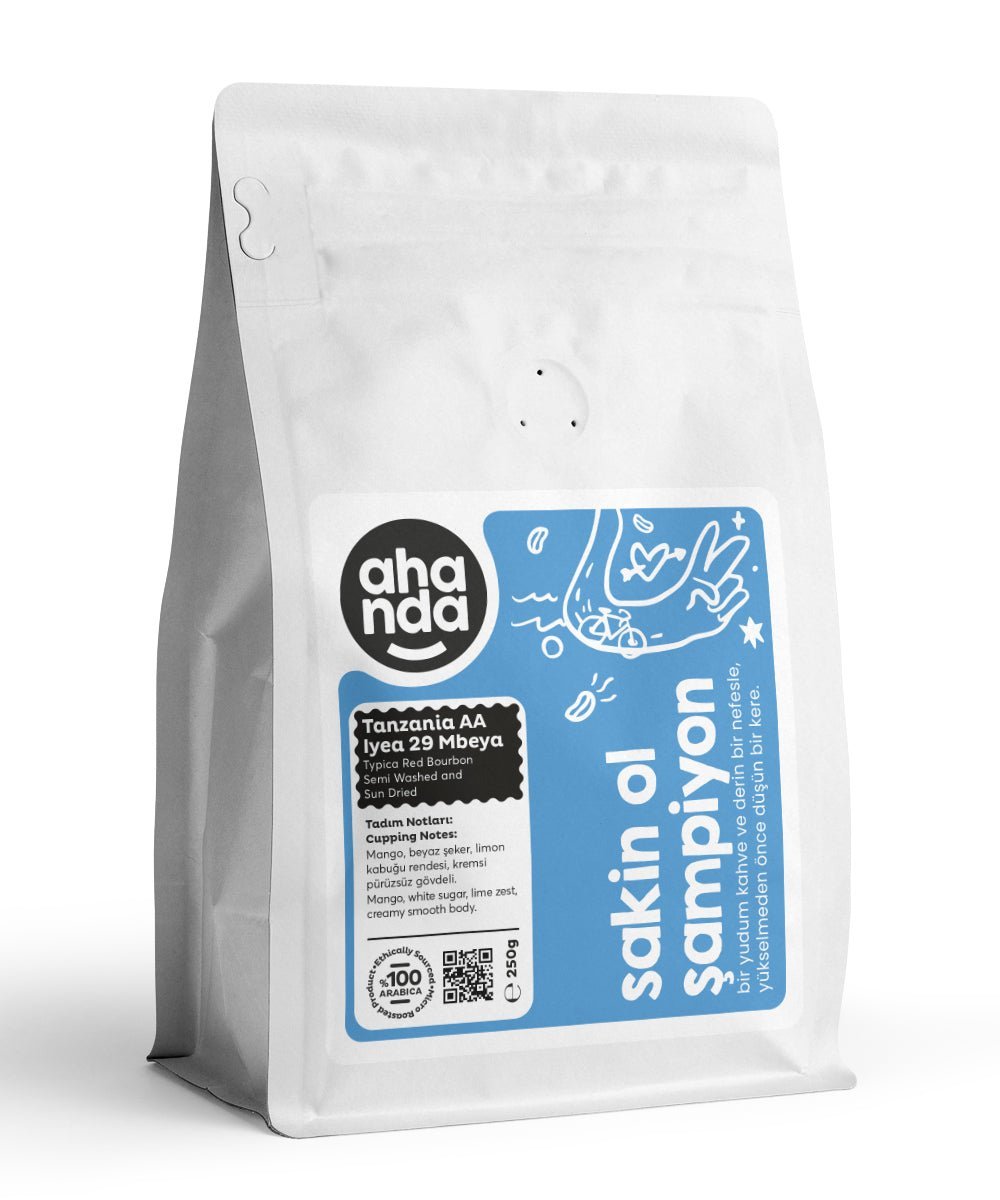 Tanzania AA Iyea 29 Mbeya - Nitelikli Kahve 250g - Ahanda Kahve