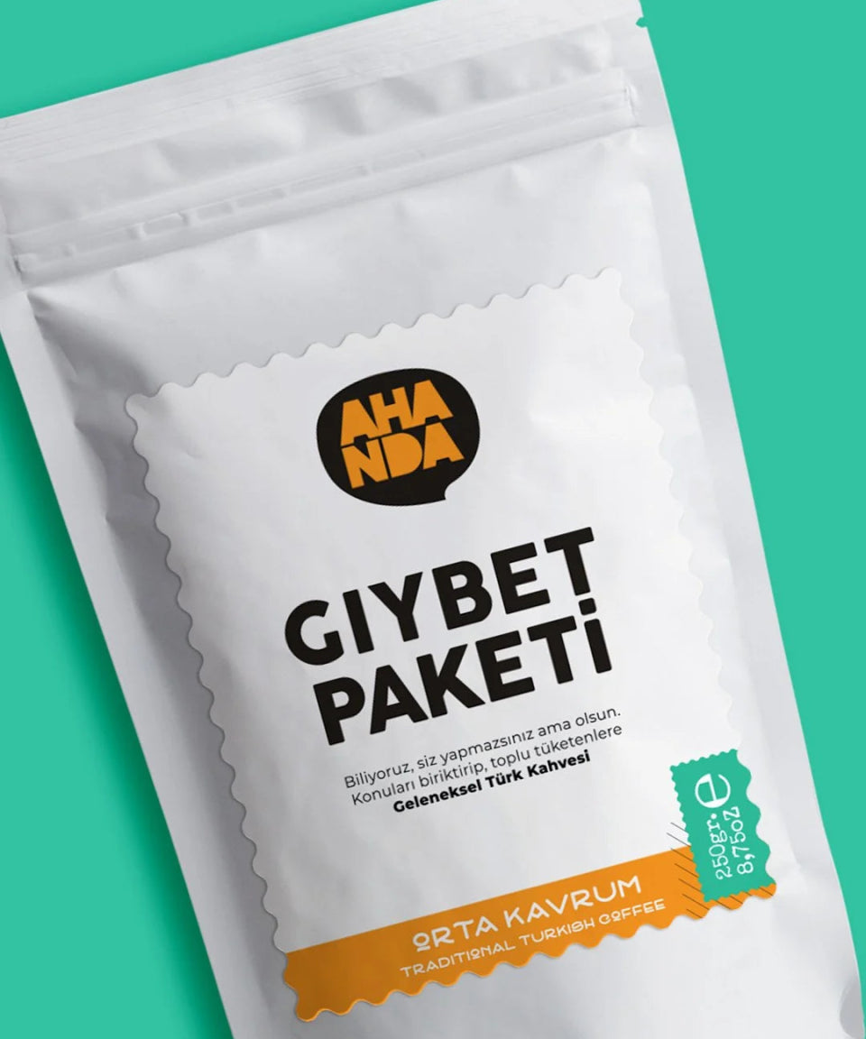 Bol Köpüklü Gıybet - 3x250g Nitelikli Türk Kahvesi Avantaj Paketi - Ahanda Kahve
