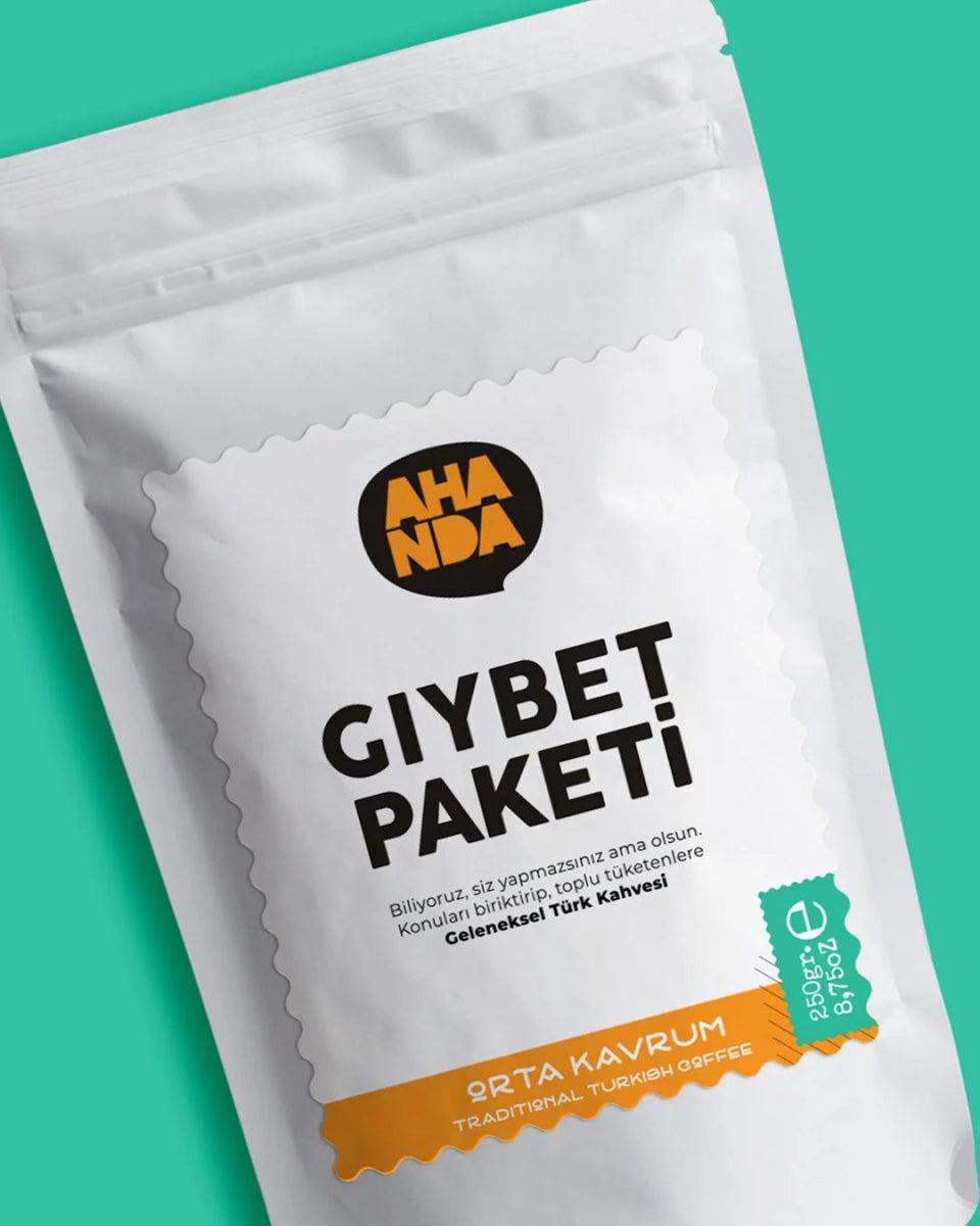 Bol Köpüklü Gıybet - 3x250g Nitelikli Türk Kahvesi Avantaj Paketi - Ahanda Kahve
