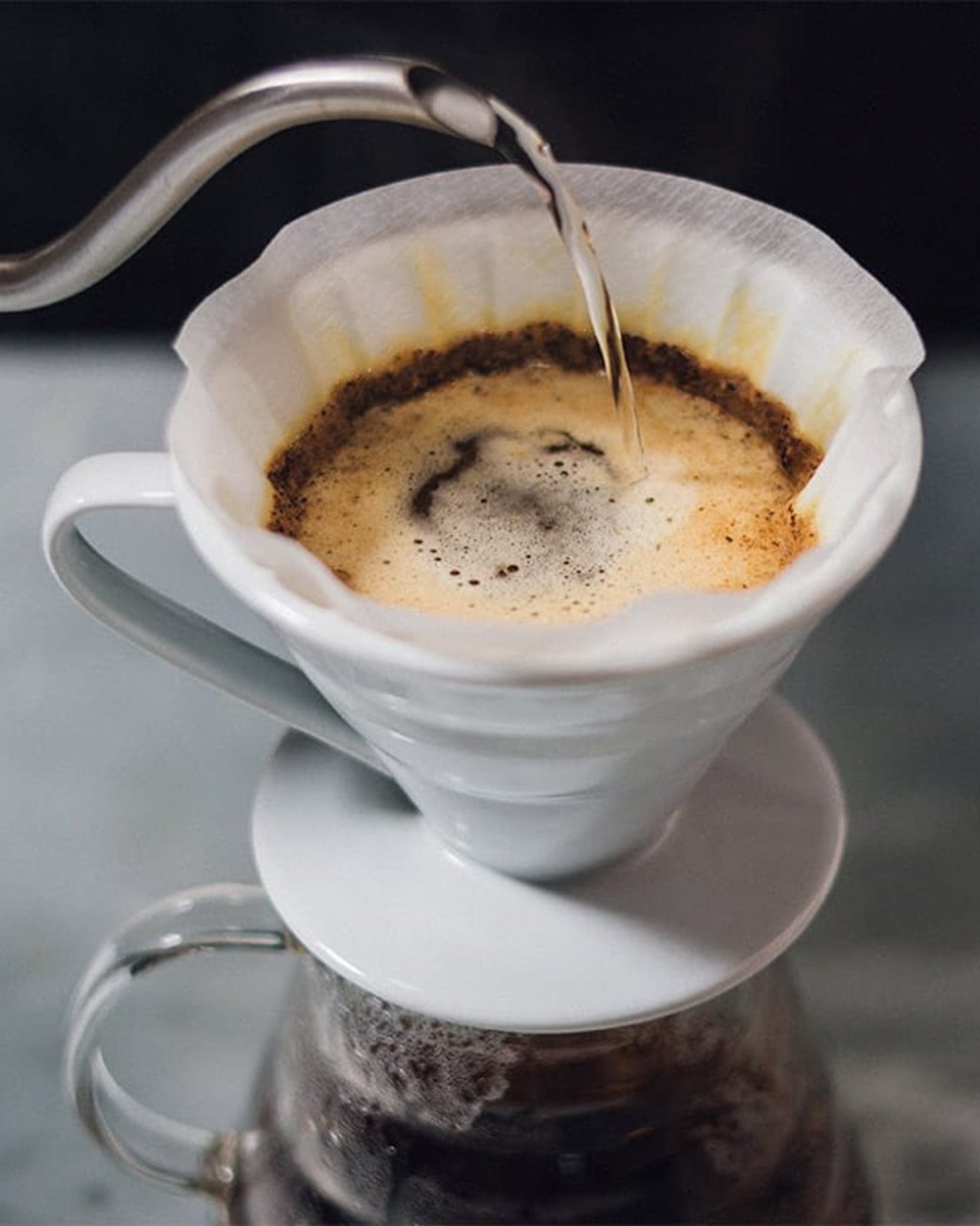 V60 02 Seramik Dripper Kahve Demleme Ekipmanı - Ahanda Kahve